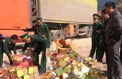 Quảng Bình: Thu giữ gần 400kg pháo lậu