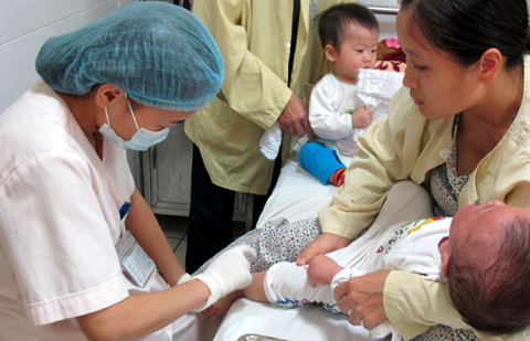 Tháng 1/2015: Ghi nhận 133 ca sốt phát ban nghi sởi 