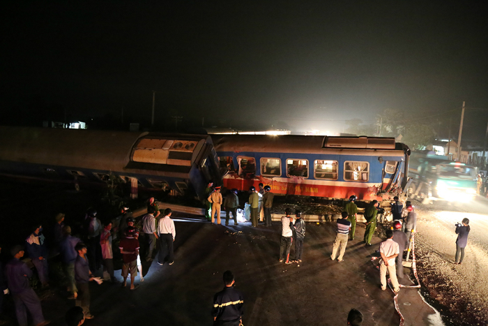 Khẩn trương khắc phục hậu quả vụ tai nạn đường sắt tại Quảng Trị