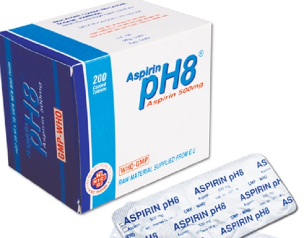Thu hồi thuốc giảm đau Aspirin pH8 500mg