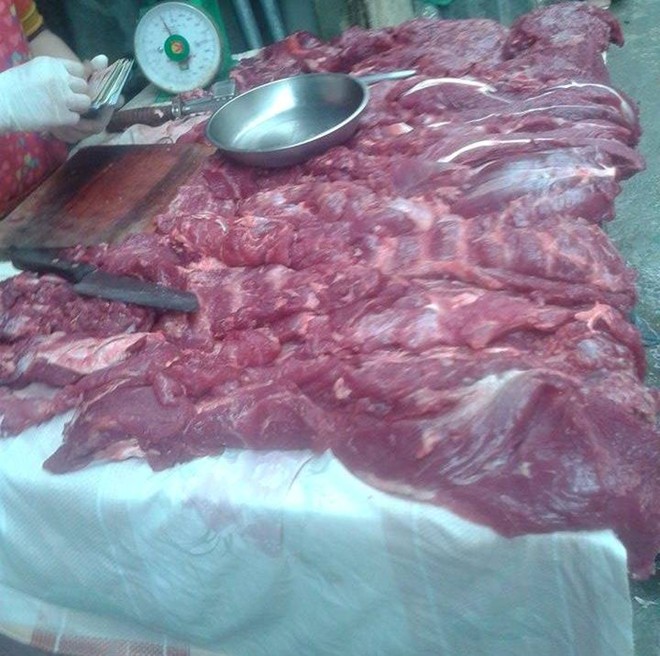 Nghi vấn thịt giả bò giá rẻ bằng nửa hàng xịn ở Hà Nội