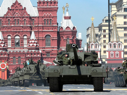 Truyền hình trực tiếp lễ duyệt binh trên Quảng trường Đỏ, Nga