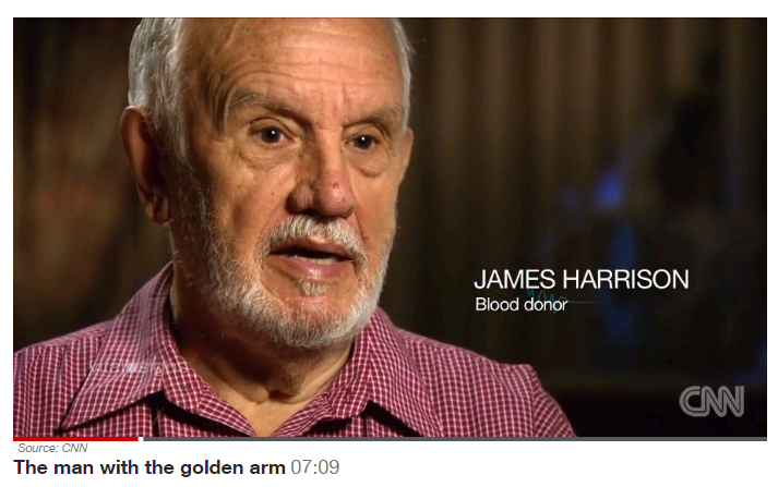 Người đàn ông hiến máu 1.000 lần, cứu 2 triệu trẻ em