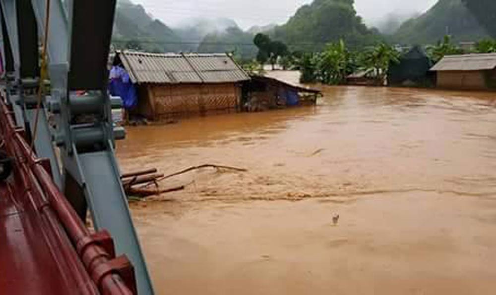 Sơn La ngập lụt vì mưa lũ