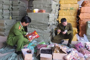 Hà Nội: Phát hiện kho bánh kẹo 50 tấn không rõ nguồn gốc