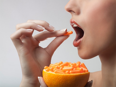 Vitamin E và tiền chất beta-carotene không thể 