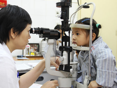 20% trẻ em Việt Nam có nguy cơ mù lòa