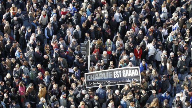 Hàng triệu người Pháp tuần hành phản đối khủng bố