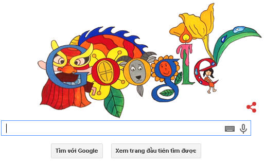 Tự hào khi logo Google ngày 1/6 là của trẻ em Việt Nam