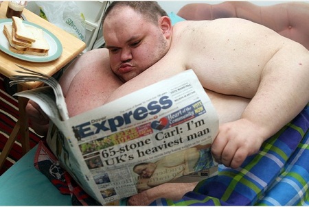 Người béo nhất nước Anh qua đời 