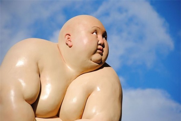 Xem thực trạng về béo phì qua tượng điêu khắc giống y như thật 6