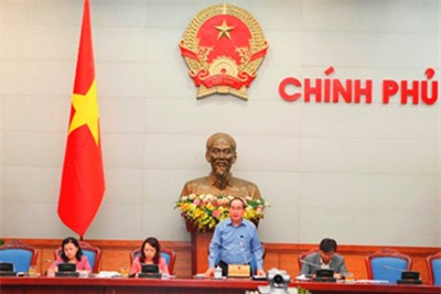 Phó Thủ tướng Nguyễn Thiện Nhân chủ trì cuộc họp (Ảnh: Chinhphu.vn)