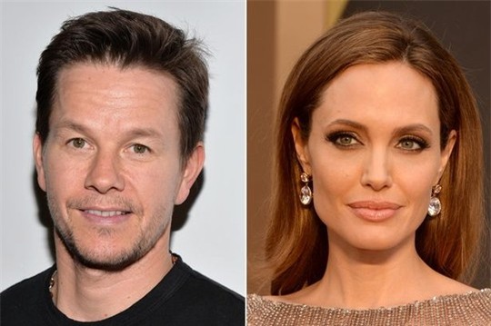 Diễn viên Mark Wahlberg và Angelina Jolie. Ảnh: Mirror