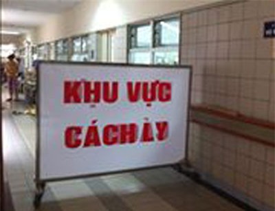 Khu cách ly, điều trị riêng bệnh nhân sởi tại khoa Nhi (BV Bạch Mai). Ảnh: H.Hải