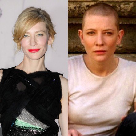 Người đẹp Cate Blanchett cạo đầu cho vai diễn trong phim 