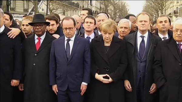 Hàng triệu người Pháp tuần hành phản đối khủng bố - Ảnh 3