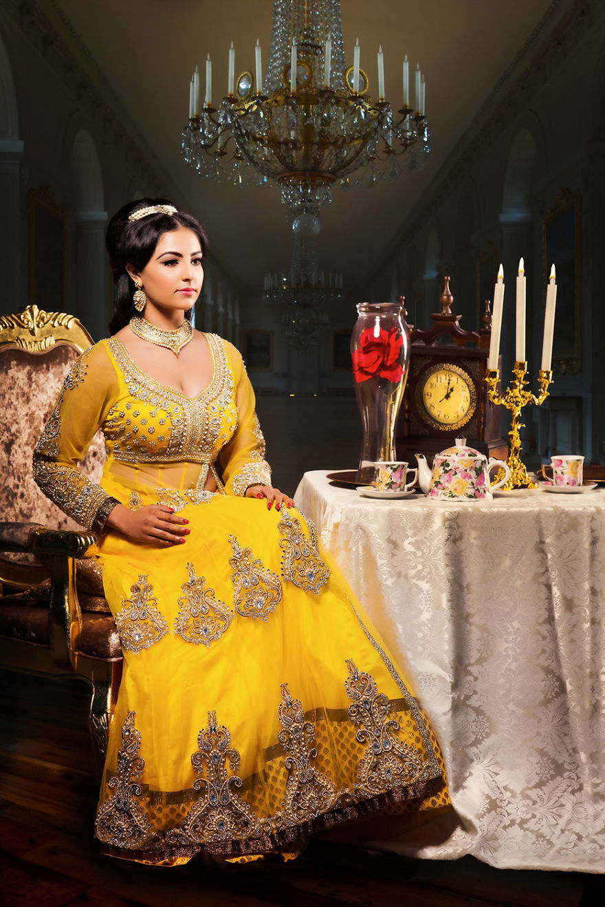 9 nàng công chúa Disney được tái hiện lại qua cô dâu Ấn Độ - Ảnh 7