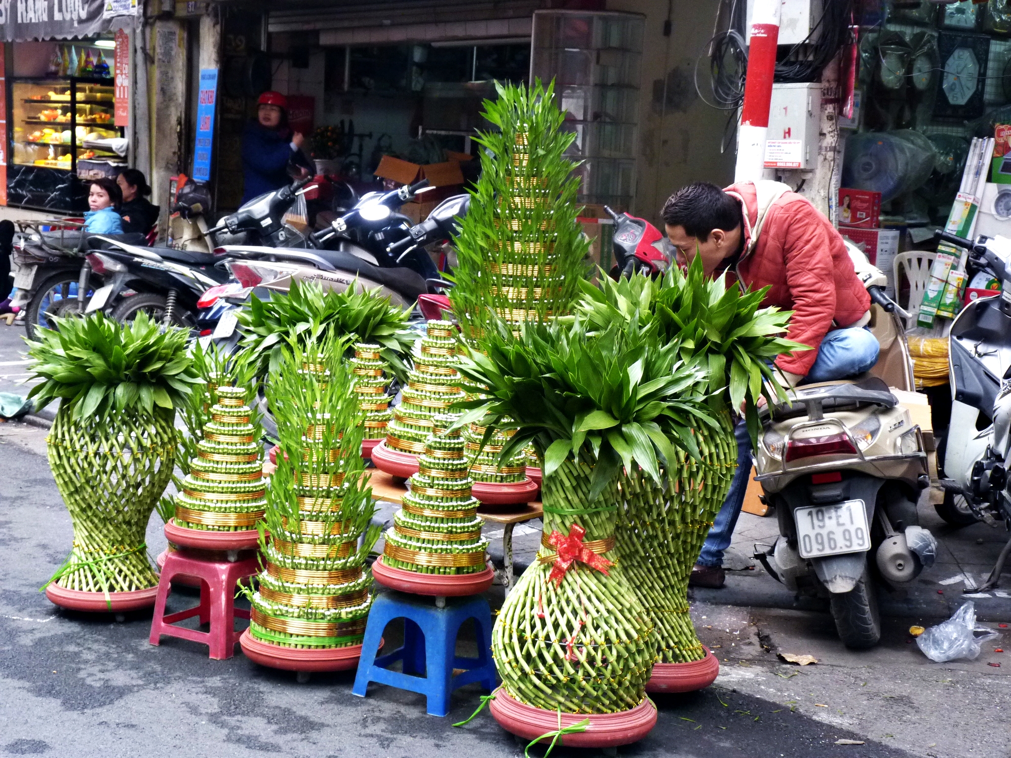 Chợ hoa Tết Hàng Lược - nét văn hóa đẹp giữa lòng Thủ đô - Ảnh 5