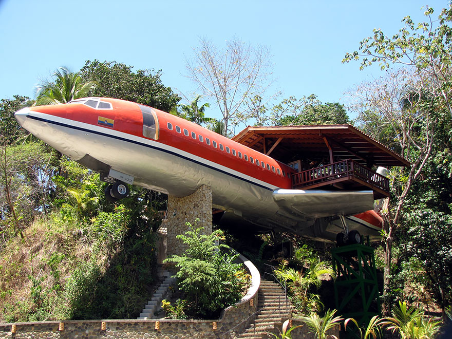 Khách sạn Máy bay ở Costarica