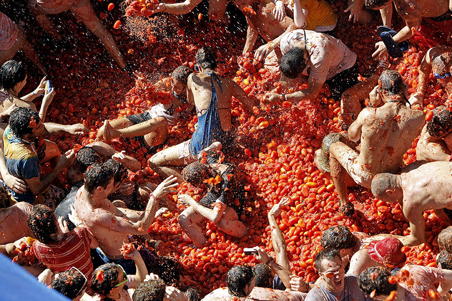 Lễ hội cà chua ở Tây Ban Nha