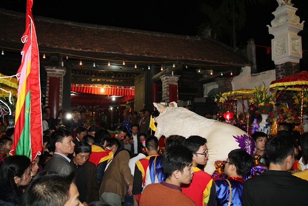 Lễ hội rước “ông lợn” khổng lồ ở làng La Phù - Ảnh 15