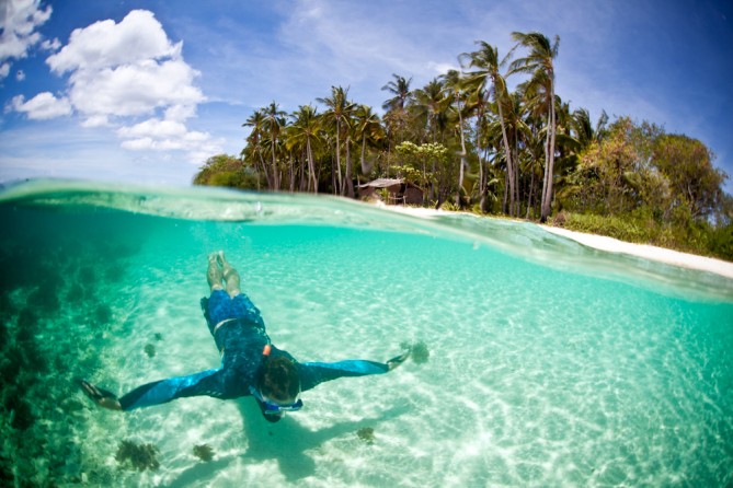 Đảo Linapacan thuộc Palawan - tỉnh xa xôi nhất của Philippines và là nơi có nhiều bãi biển với làn nước 'siêu trong'