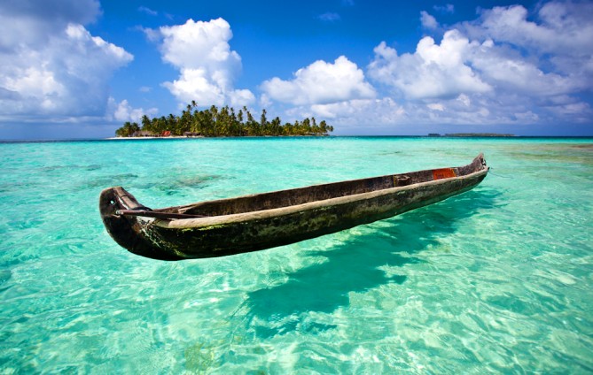 Đảo Dog nằm trong quần đảo San Blas, Panama